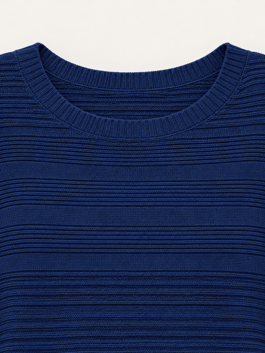 Women’s Textured Knit Relaxed Crewneck Sweater