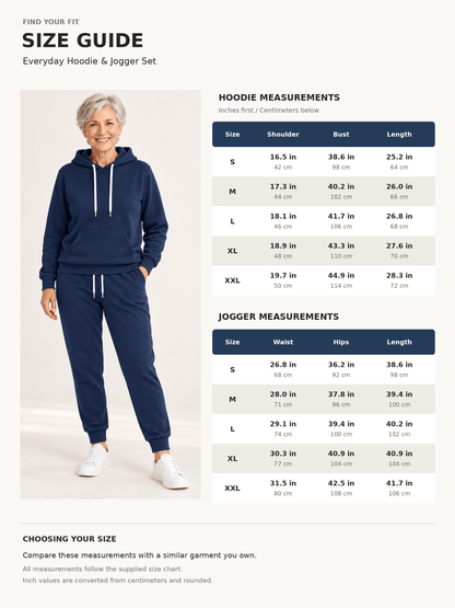 Women’s Everyday Fleece-Lined Hoodie & Jogger Set